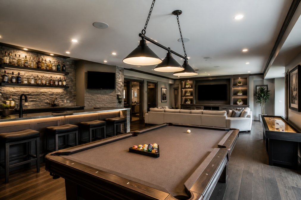 Luxury Basement Entertainment Room Design Ideas for 2026