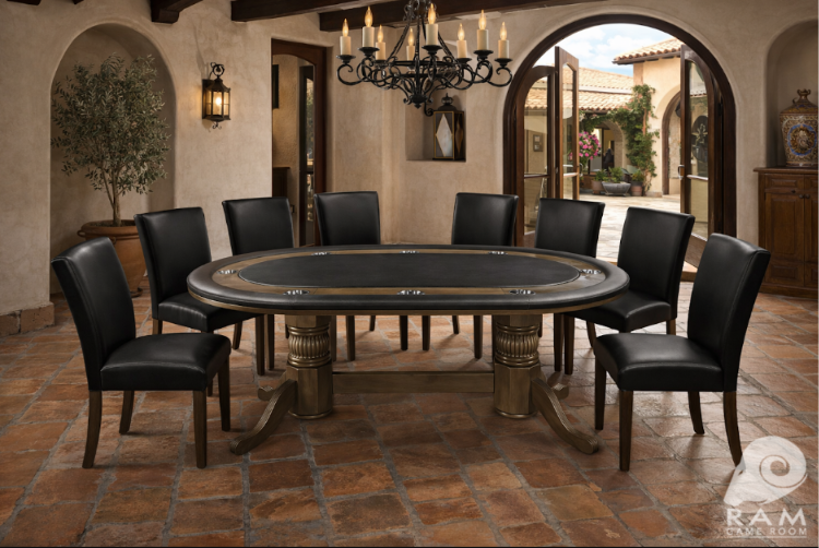 80" Texas Hold'em Poker Table | RAM Game Room