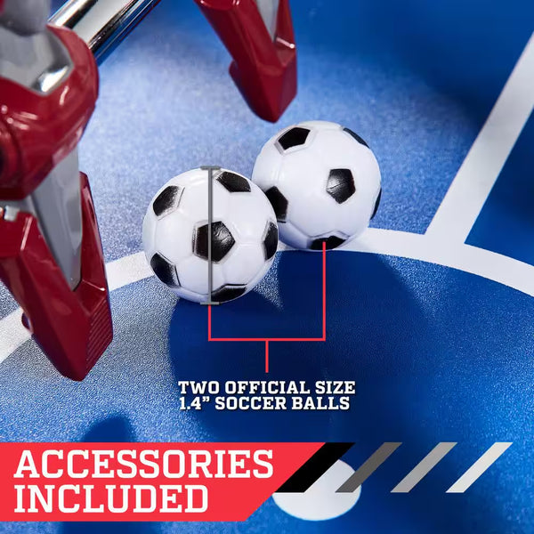 56" Arcade Foosball Table | Competition Size Indoor Soccer Table