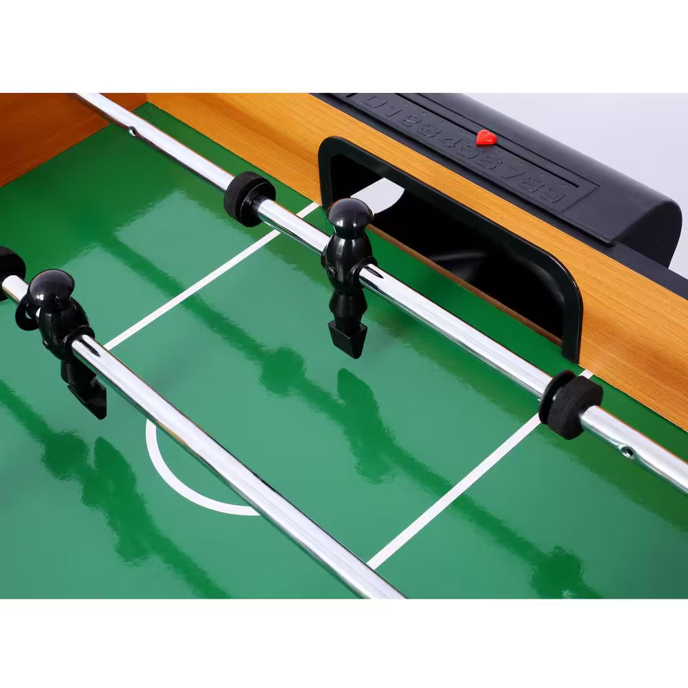 5-In-1 Multi-Game Tables - Billiards, Push Hockey, Foosball, Ping Pong and Basketball Perfect for Home Practice