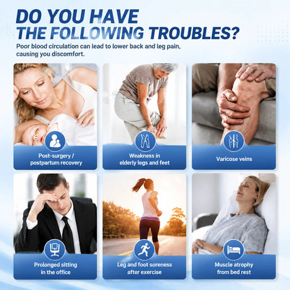 Four-Chamber Intelligent Air Wave Massager Pressure Therapy Instrument Leg Muscle Massage Recovery Lymphatic Detoxifier