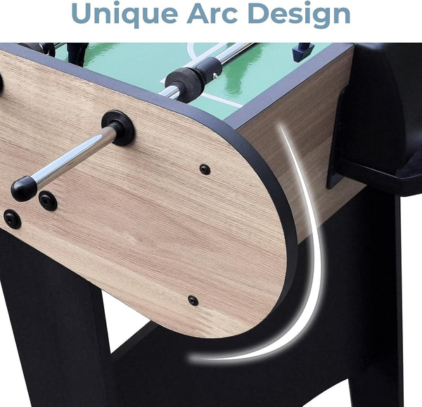 Family Foosball Table | 48" Indoor Soccer Game Table for Kids & Adults