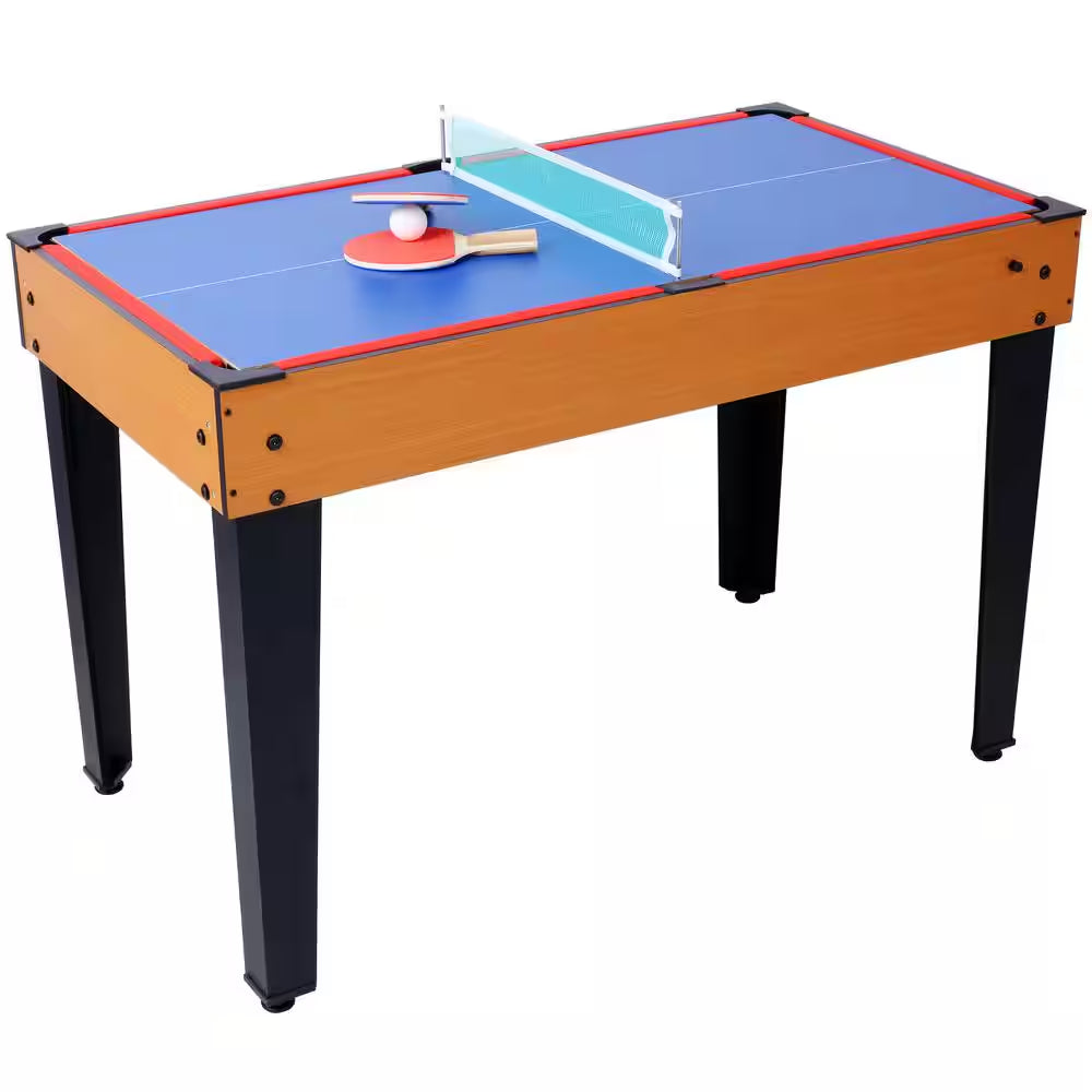 5-In-1 Multi-Game Tables - Billiards, Push Hockey, Foosball, Ping Pong and Basketball Perfect for Home Practice