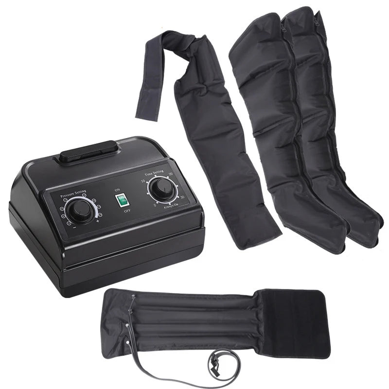 Four-Chamber Intelligent Air Wave Massager Pressure Therapy Instrument Leg Muscle Massage Recovery Lymphatic Detoxifier