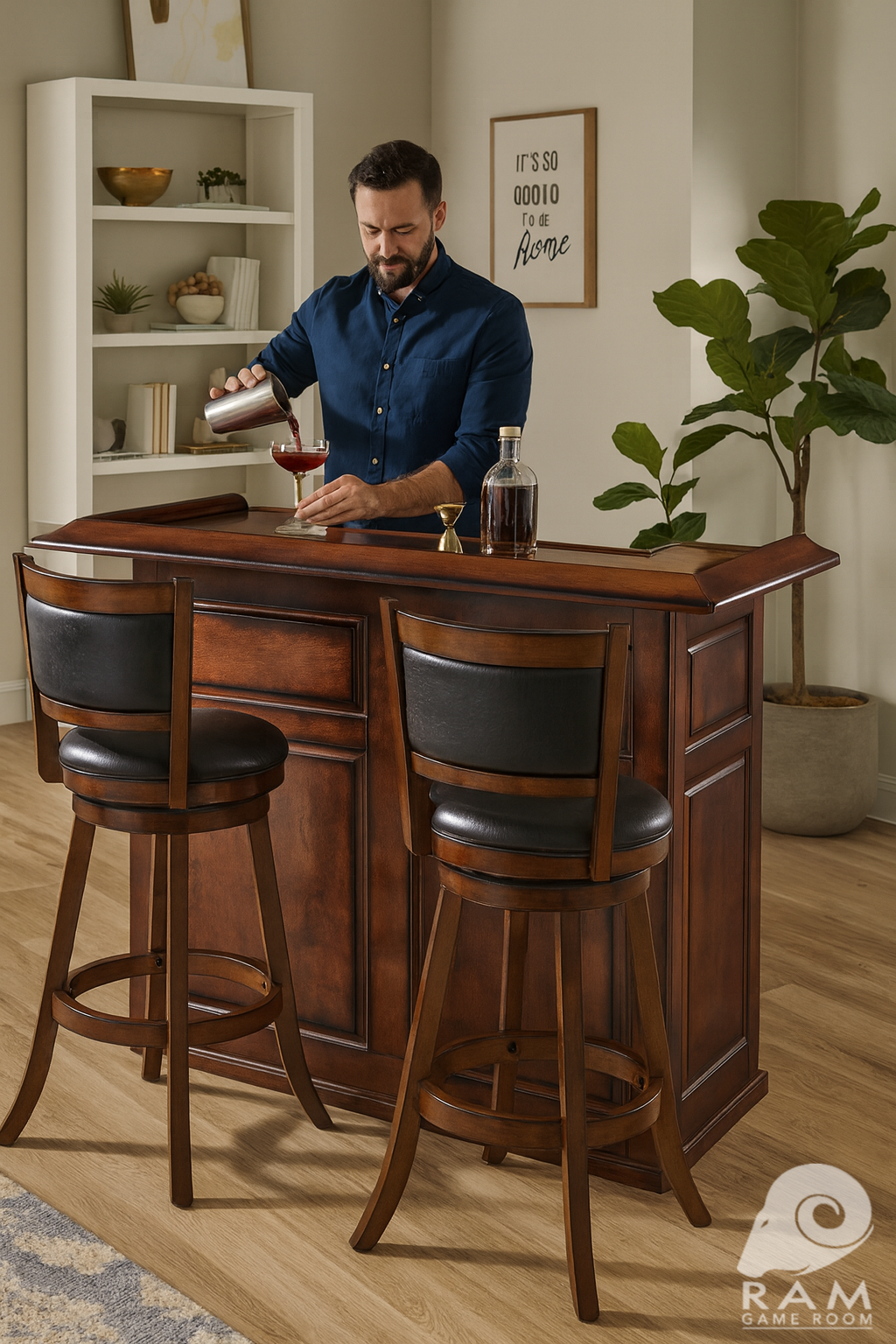 Ram Pub Series Cocktail Dry Bar | 60", 72" & 84"