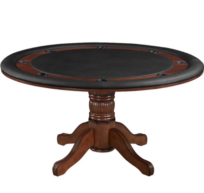 RAM Pub Series 60-inch poker and dining table in Chestnut
