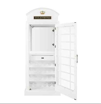 English Phone Booth Bar Cabinet | RAM Game Room