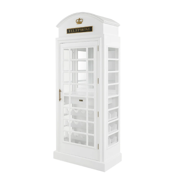 English Phone Booth Bar Cabinet | RAM Game Room