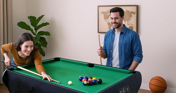 KICK Triplex 55" 3-in-1 Game Table | Foosball, Air Hockey & Billiards