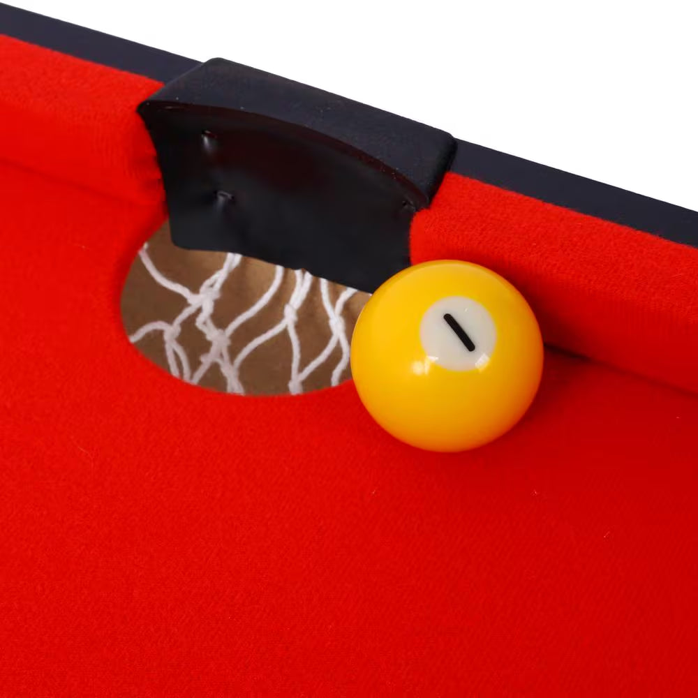 5-In-1 Multi-Game Tables - Billiards, Push Hockey, Foosball, Ping Pong and Basketball Perfect for Home Practice