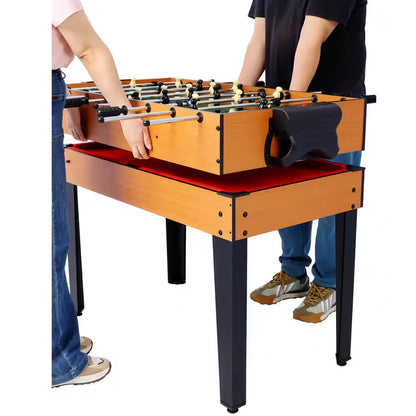 5-In-1 Multi-Game Tables - Billiards, Push Hockey, Foosball, Ping Pong and Basketball Perfect for Home Practice