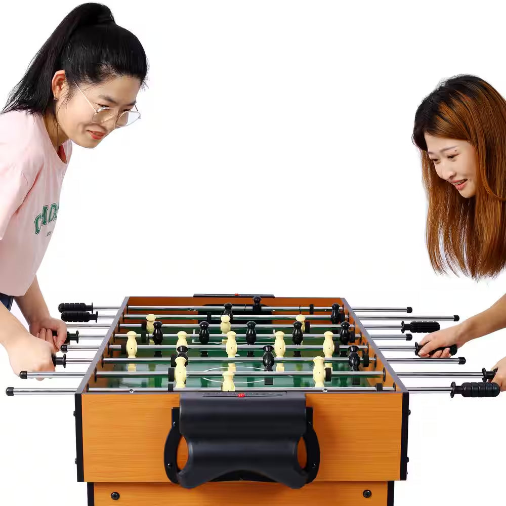 5-In-1 Multi-Game Tables - Billiards, Push Hockey, Foosball, Ping Pong and Basketball Perfect for Home Practice