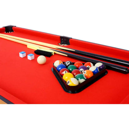 5-In-1 Multi-Game Tables - Billiards, Push Hockey, Foosball, Ping Pong and Basketball Perfect for Home Practice