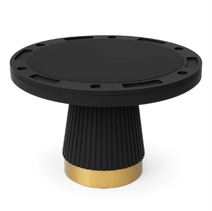 RAM Prohibition 48-inch poker and dining table in matte black