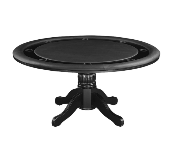 RAM Pub Series 60-inch poker and dining table in Black