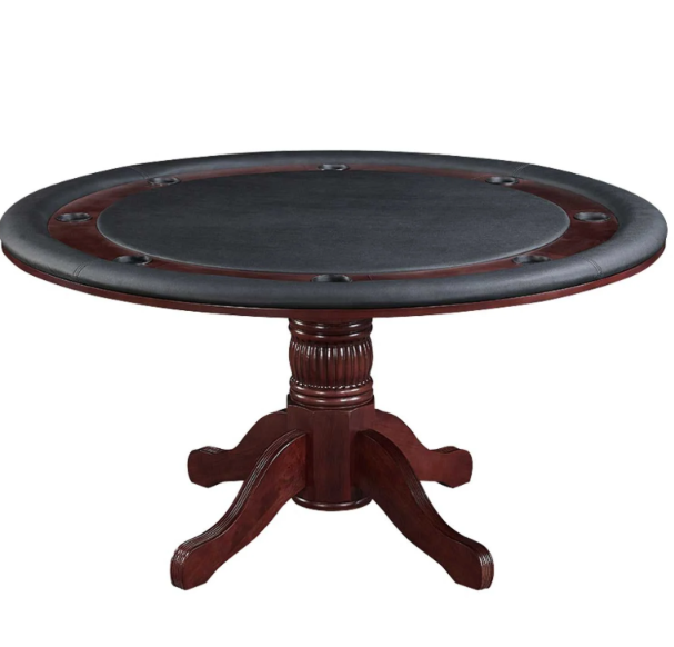 RAM Pub Series 60-inch poker and dining table in English Tudor
